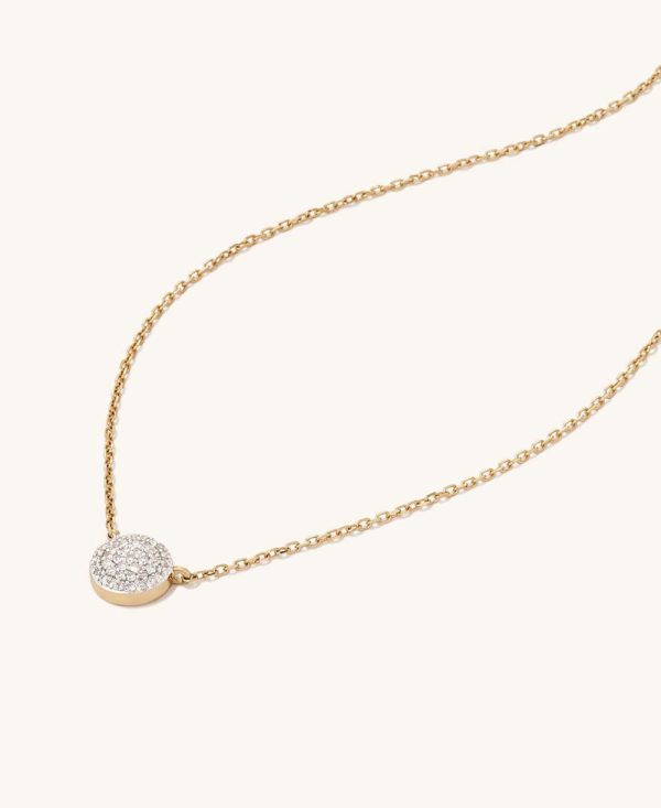 Diamond Round Necklace